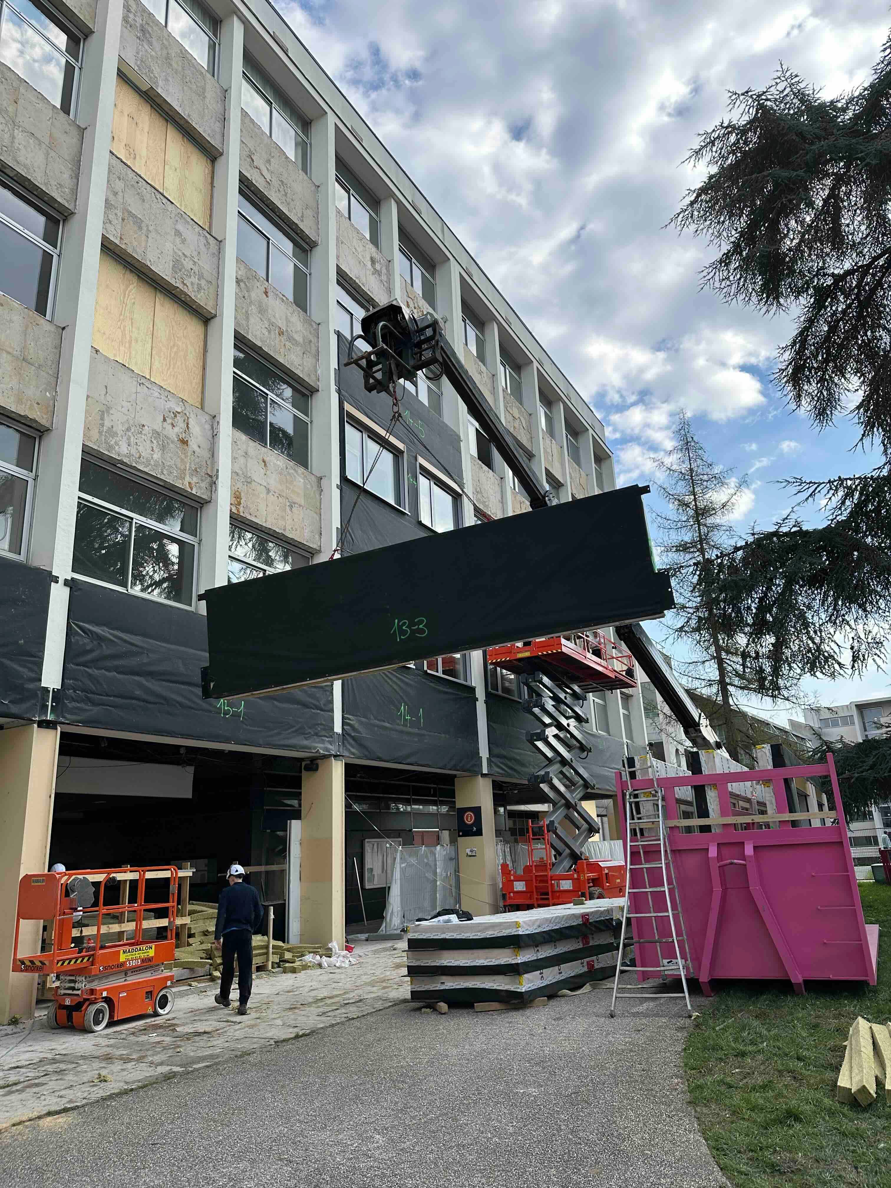 Rénovation passive des bâtiments A et B au campus LSH à Nancy