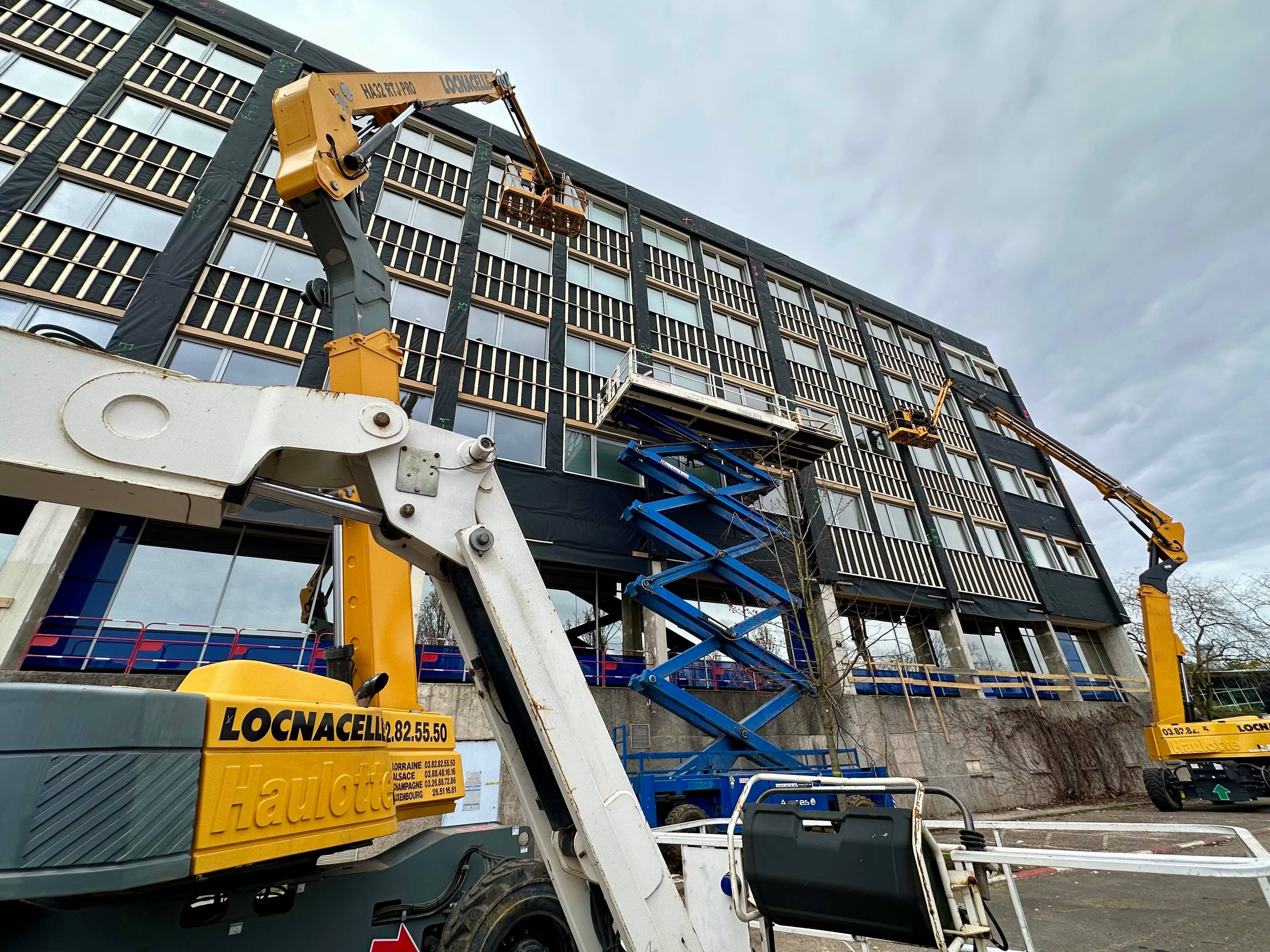 Rénovation passive des bâtiments A et B au campus LSH à Nancy