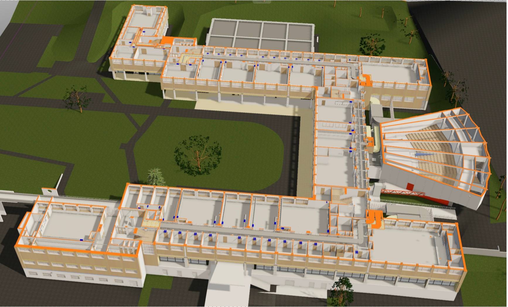 Rénovation passive des bâtiments A et B au campus LSH à Nancy